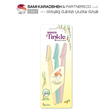 Dorco Tinkle Eyebrow Razors 3 pcs on a Card