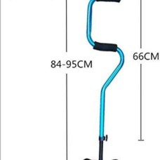 Quad cane, two-stage coated