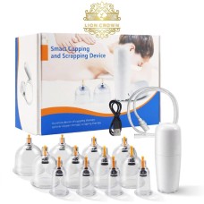 Rechargeable Cupping Therapy Set with 12 Cups Rechargeable Cupping Therapy Set with 12 Cups