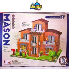 MASON DIY Brick House Building Block Series MASON DIY Brick House Building Block Series
