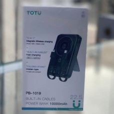 TOTU PB-1019 2-in-1 Magnetic Wireless Power Bank.