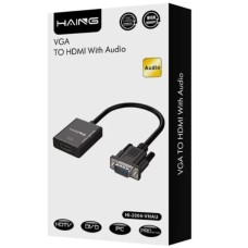 محول HAING HI-2004-VHAU من VGA إلى HDMI مع صوت