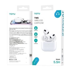 TOTU Wireless Bluetooth Earbuds – HiFi Sound with Active Noise Cancellation and Spatial Audio TOTU Wireless Bluetooth Earbuds – HiFi Sound with Active Noise Cancellation and Spatial Audio