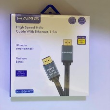 كيبل HAING HI-1026-4KC HDMI عالي السرعة مع Ethernet كيبل HAING HI-1026-4KC HDMI عالي السرعة مع Ethernet