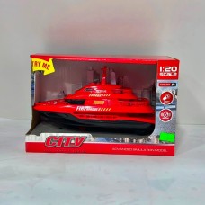 City Fire Rescue Boat Toy with Lights & Music – 1:20 Scale City Fire Rescue Boat Toy with Lights & Music – 1:20 Scale