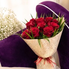 10 Red Roses Bouquet 10 Red Roses Bouquet