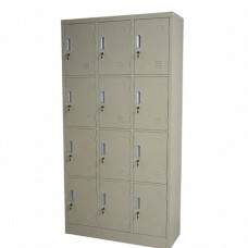 15-Door Metal Locker (3 × 5)