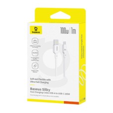 Baseus Silky Series Fast Charging Cable – USB-A to Type-C, 100W