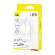 Baseus Silky Series USB-A to Lightning Cable – 2.4A Fast Charging
