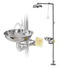 Emergency stainless shower